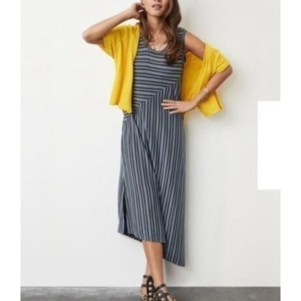 Cabi ‘Dia’ asymmetrical maxi tank dress soft stretch knit M
